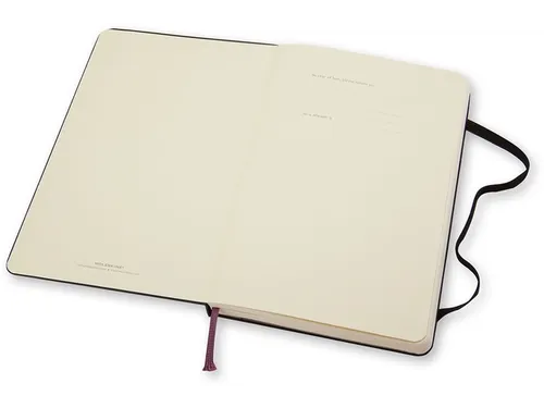 Notitieboek Moleskine pocket 90x140mm blanco hard cover zwart