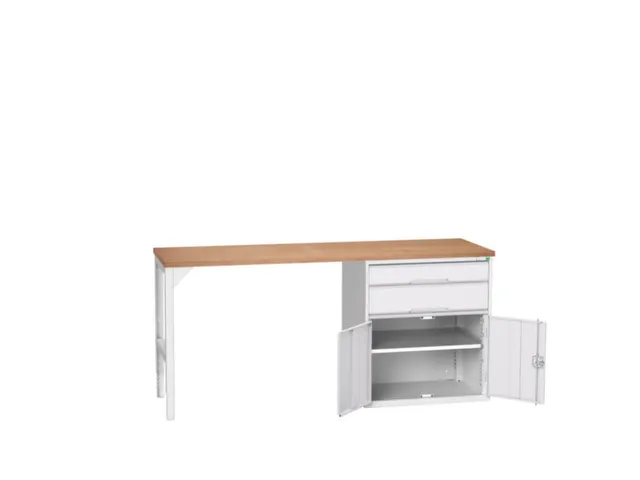 werkbank,HxBxD 930x2000x600mm,multiplexblad,2voeten/1container