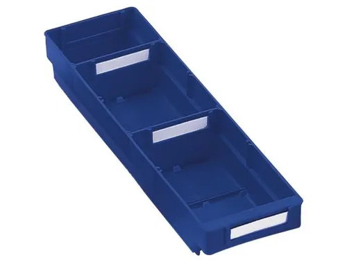 Stellingbak Extra Vlak Pp Hxbxd 65X120X400Mm Blauw