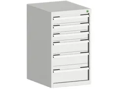 ladekast HxBxD 900x525x525mm 6laden romp RAL7035 front RAL7035