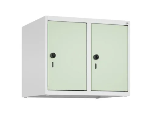 opzetkast,v. locker,2vak.,vak B 300mm,HxBxD 500x600x500mm,draaigrendel