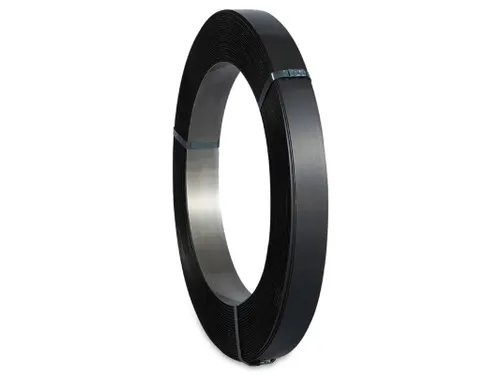 Omsnoeringsband Handmatig Zwart staal lacquered 16mmx1000m