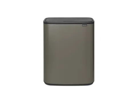 Afvalbak Bo Touch Bin 2x30 Liter Platina