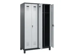 locker voor scheiding van kleding,HxBxD 1950x1200x500mm,4vak