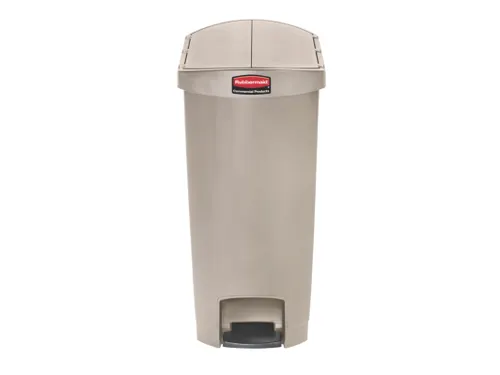 Slim Jim Step On Container End Step Kunststof 50 Liter Beige