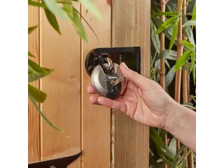 Hangslot MasterLock Excell gelamineerd grijs 70mm - 2