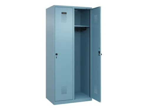 locker,HxBxD 1850x800x500mm,2vak,vak B 400mm,draaigrendel