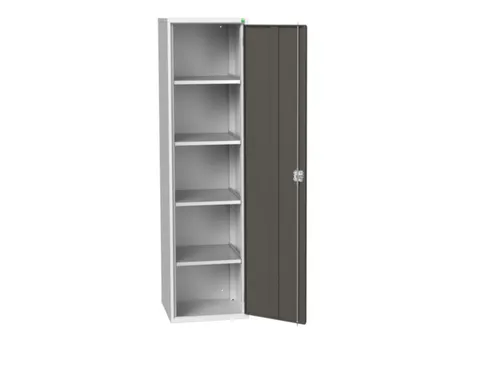 universele kast,HxBxD 2000x525x550mm,4xStalen bodem,draaigrendelslot