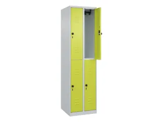 dubbeldekse locker,HxBxD 1850x500x500mm,2x2vak.,vak B 250mm - 2