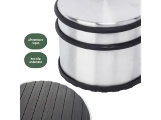 Deurstopper RVS 9 x 7,5 cm - 4