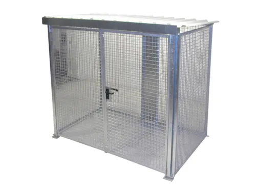 Gasflessendepot Voor 60 Gasflessen 2180x2400x1500mm Staal/draadgaas