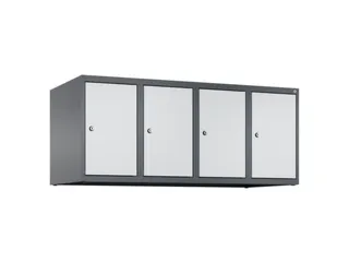 opzetkast,v. locker,4vak.,vak B 300mm,HxBxD 500x1200x500mm - 2