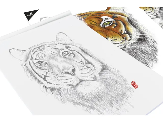 bloc de dessin Kangaro A4 200gr 20 feuilles blanc grainé