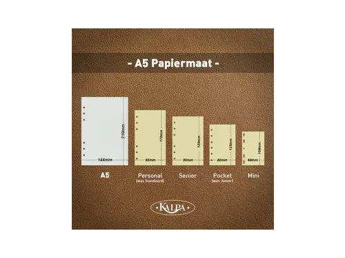 Agendavulling 2027 Kalpa A5 7dagen/2pagina's