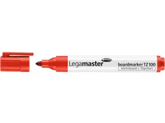 Viltstift Legamaster TZ 100 whiteboard rond 1.5-3mm rood