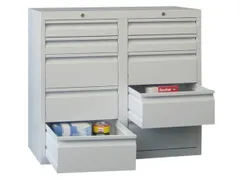 Ladenkast 900x1000x500mm 4+6 Laden Gewoon Uitschuifbaar Rolgeleiding