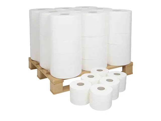 Toiletpapier Budget Mini Jumbo 2-laags 170m 12 rollen Pallet
