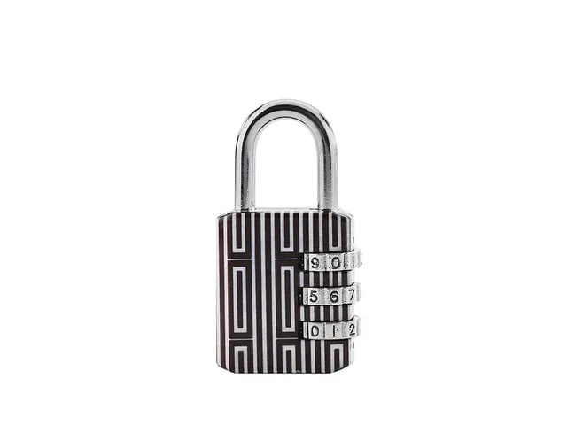 Cadenas Masterlock combinaison 3 chiffres 30mm 4 motifs assortis