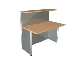 Balieprogramma Genua Basiselement Staal 1150x1160x700mm Beuken Decor
