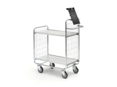 etagewagen,draagverm. 200kg,2etage(s),laadvl. LxB 750x425mm,houtetage