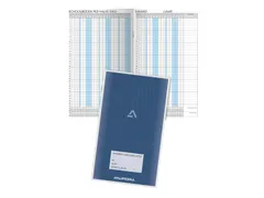 Aanwezigheidsregister Aurora 155x260mm Nederlandstalig 56 pagina's