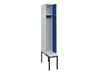 locker met bank,HxBxD 2120x300x815mm,1vak,vak B 300mm,cilinderslot - 1