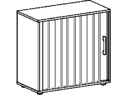 jaloeziedeurkast,HxBxD 720x800x425mm,1xhouten vloer,2 OH