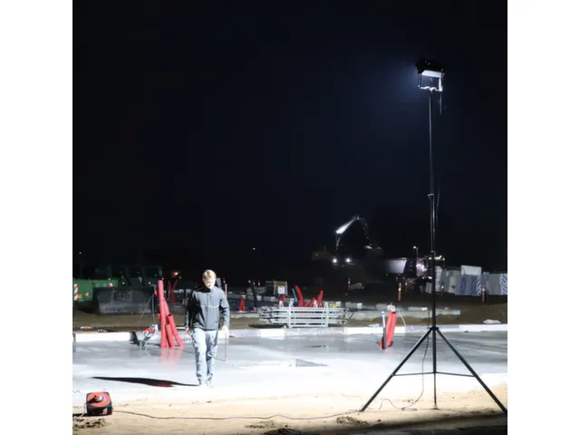 bouwlamp,864 SMD-led,20000-80000lumen,draaggreep,straalhoek 120 °