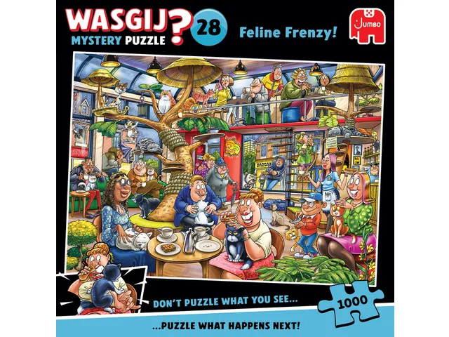 Wasgij Mystery 28 Kat-en-muisspel Puzzel 1000 stukjes