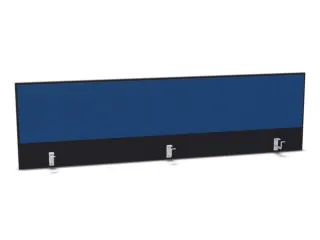 opzetpaneel bureau aanbouw achter B 2000mm CC-zwart BN6016-blauw - 1