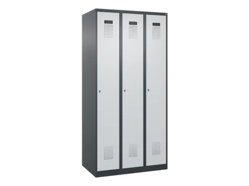 locker voor scheiding van kleding,HxBxD 1850x900x500mm,3vak
