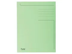 Dossiermap 3 Kleppen Folio Lichtgroen 50 stuks