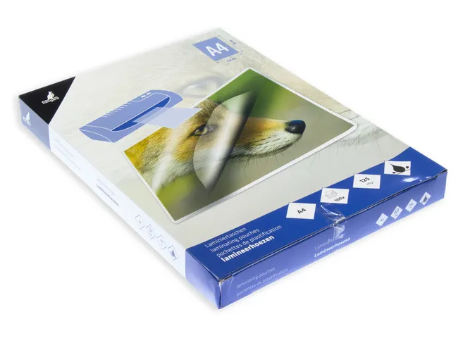Pochette de plastification Kangaro A4 125 micron 100 flles