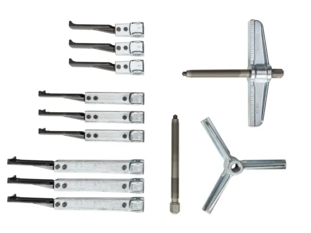 1.07/K-2 Trekkerset met 9haken,200x150/220/300mm