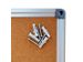 Prikbord kurk met aluminium lijst 60x90cm incl. 20 pushpins - 2
