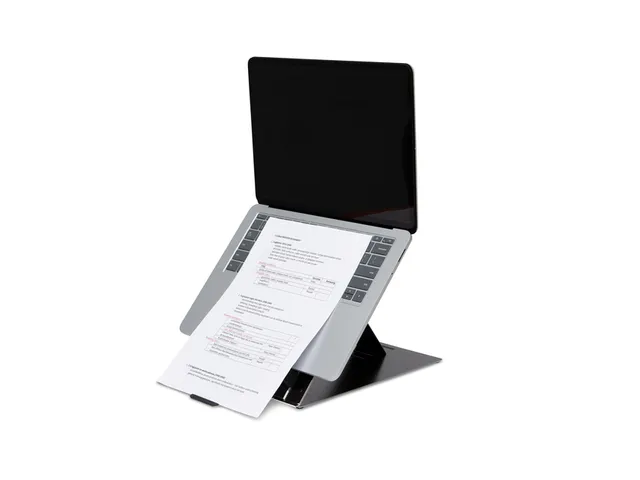 Tablet en laptopstandaard in 1 R-Go Riser Duo voor 10-22 inch Zwart
