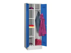 kleding-/wasgoedkast,HxBxD 1850x600x500mm,RAL7035,front RAL5010
