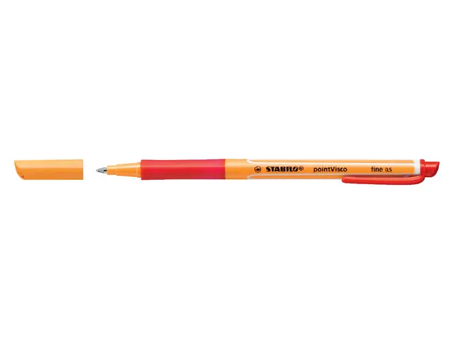 Rollerpen Stabilo Pointvisco Rood 0.5Mm