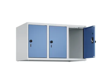 opzetkast,v. locker,3vak.,vak B 300mm,HxBxD 500x900x500mm,draaigrendel