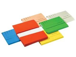 Pocketmap Secolor folio 100% gerecycled karton 250gr rood - 2