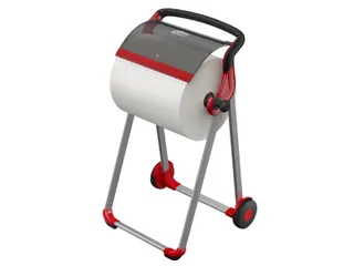 Tork 652008 W1 Performance mobiele Vloerstandaard Grijs/Rood - 1
