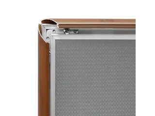 Easy-Click Kliklijst Europel A4 25mm aluminium Houtlook - 3