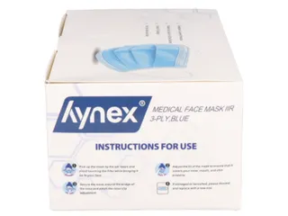 Mondmasker Hynex IIR 3-laags 50 stuks blauw - 3