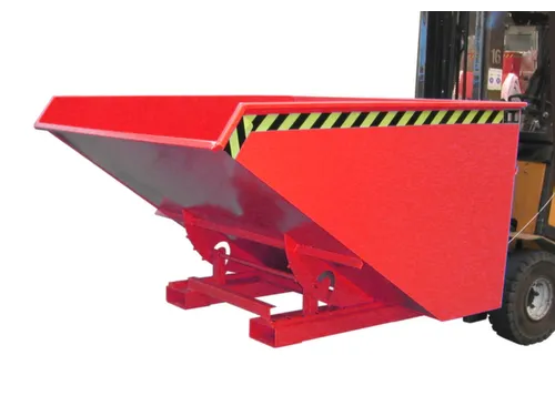 Kiepbak 1103x1070x1720mm 1.2m³ Afrolmechaniek Gelakt Ral3000