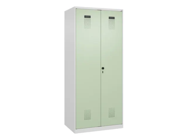 locker voor scheiding van kleding,HxBxD 1850x800x500mm,2vak