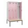 locker met bank,voor scheiding van kleding,HxBxD 2120x1200x815mm,4vak