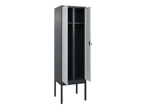 locker voor scheiding van kleding,HxBxD 2120x600x500mm,2vak