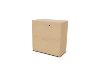 Hangmappenkast Hxbxd 740x800x445mm 3 Laden Ne-Esdoorn - 1
