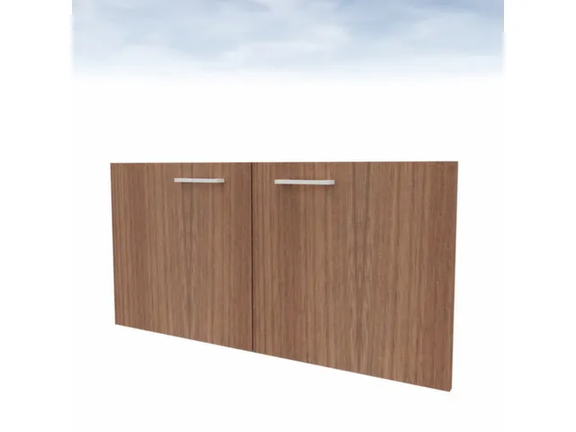 dubbele vleugeldeur,v. scheidingswand,1ordnerhoogte,HxB 860x450mm,hout