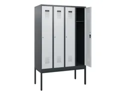 schoollocker,HxBxD 1950x1200x500mm,4vak,vak B 300mm,cil.-slot